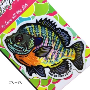 BIGお魚 ステッカー WATER SIDE PETERPAN(ウォーターサイドピーターパン)