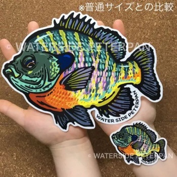 BIGお魚 ステッカー WATER SIDE PETERPAN(ウォーターサイドピーターパン)