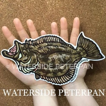 BIGお魚 ステッカー WATER SIDE PETERPAN(ウォーターサイドピーターパン)