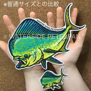 BIGお魚 ステッカー WATER SIDE PETERPAN(ウォーターサイドピーターパン)