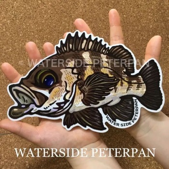 BIGお魚 ステッカー WATER SIDE PETERPAN(ウォーターサイドピーターパン)