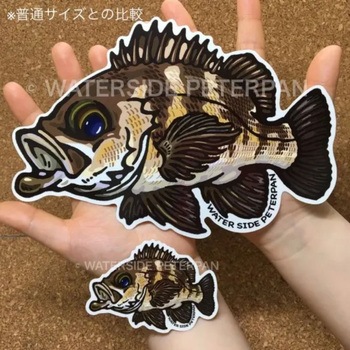 BIGお魚 ステッカー WATER SIDE PETERPAN(ウォーターサイドピーターパン)
