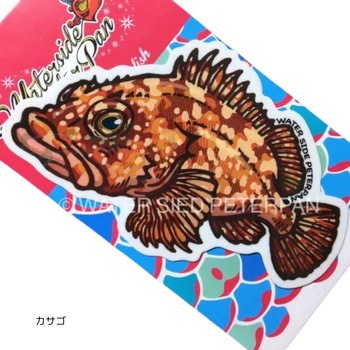 BIGお魚 ステッカー WATER SIDE PETERPAN(ウォーターサイドピーターパン)