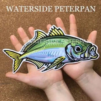 BIGお魚 ステッカー WATER SIDE PETERPAN(ウォーターサイドピーターパン)