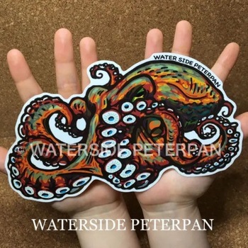 BIGお魚 ステッカー WATER SIDE PETERPAN(ウォーターサイドピーターパン)