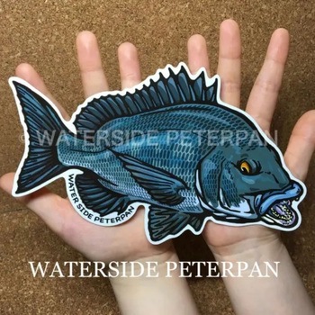 BIGお魚 ステッカー WATER SIDE PETERPAN(ウォーターサイドピーターパン)