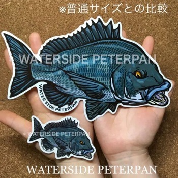 BIGお魚 ステッカー WATER SIDE PETERPAN(ウォーターサイドピーターパン)