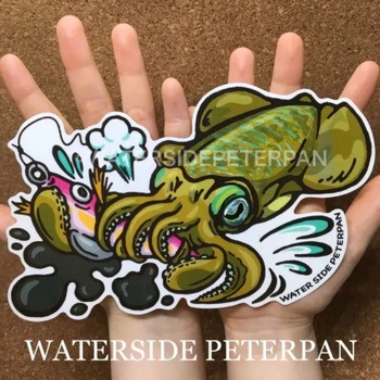 BIGお魚 ステッカー WATER SIDE PETERPAN(ウォーターサイドピーターパン)