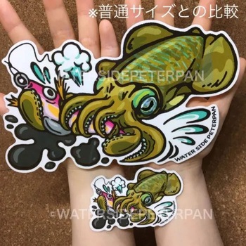 BIGお魚 ステッカー WATER SIDE PETERPAN(ウォーターサイドピーターパン)