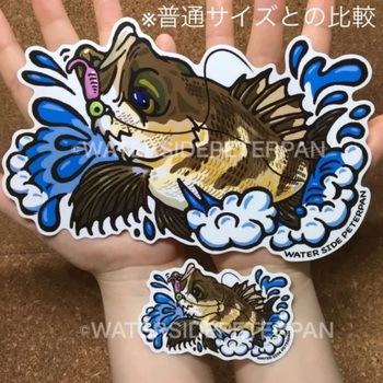 BIGお魚 ステッカー WATER SIDE PETERPAN(ウォーターサイドピーターパン)