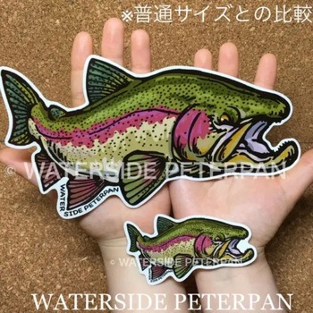 BIGお魚 ステッカー WATER SIDE PETERPAN(ウォーターサイドピーターパン)