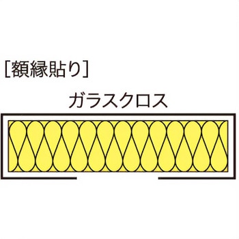 GCボード薄手クロス ホワイト 額縁貼り パラマウント硝子工業