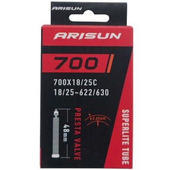 インナーチューブ スーパーライト 700×18～25c 60mm ARISUN