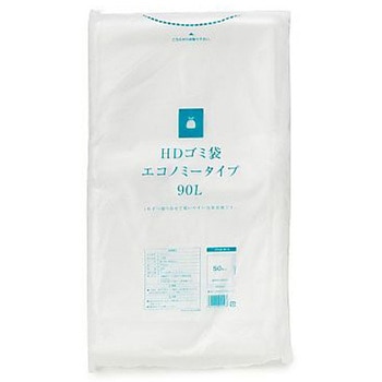 HDゴミ袋 エコノミータイプ 90L 1ケース(50枚×10袋入) HDG-9016シリーズ - 伊藤忠リーテイルリンク