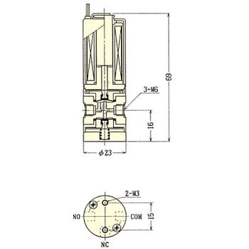 PTFE3方メス電磁弁 FST-016M6YN DC24V フロン工業