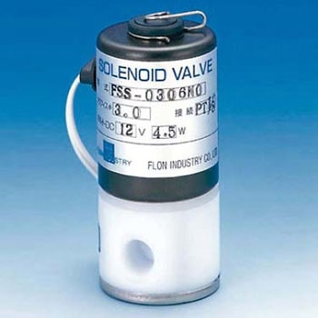 PTFE2方メス電磁弁FSS F-2366シリーズ フロン工業