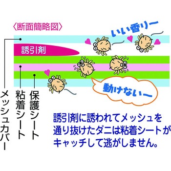日本製 ダニ捕りシート30枚 ファミリー・ライフ