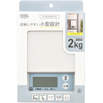 クッキングスケール 2kg計 - オーム電機