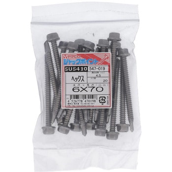 ジャックポイント ヘックス<六角>(ステンレス/SUS410)(パック品) ヤマヒロ