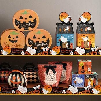 ゴーストハロウィンシール付ロール棚ポスター HEADS(ヘッズ)