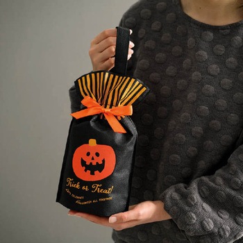 パンプキンハロウィン不織布バッグ HEADS(ヘッズ)
