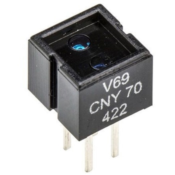 Vishay 反射型 光センサ 0.5mm 4-Pin スルーホール実装 VISHAY