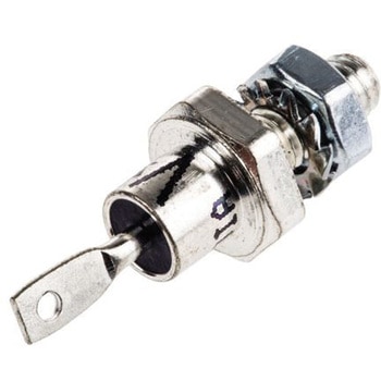 Vishay 回復整流器 整流ダイオード， スタッドカソード， 12A， 200V ねじ取り付け， 2-Pin DO-4 シリコンジャンクション 1.26V VISHAY