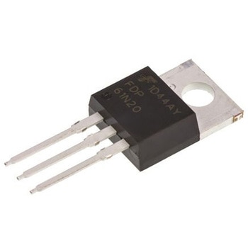 onsemi Nチャンネル MOSFET200 V 61 A スルーホール パッケージTO-220AB 3 ピン onsemi