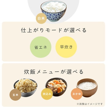 キューブ型炊飯器 4合炊き YAMAZEN(山善)