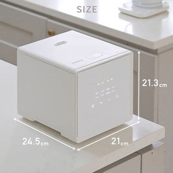 山善 炊飯器 4合炊き 一人暮らし用 キューブ型炊飯器 ミニ炊飯器