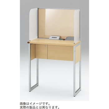BAシリーズ パネル付ライテイングテーブル 車イス対応タイプ(連増)<配送時組立サービス付> - イトーキ