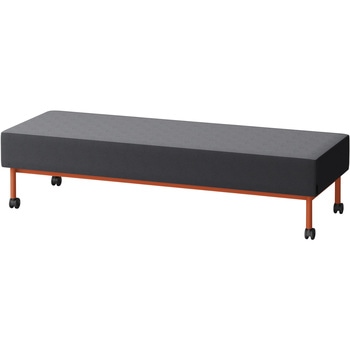 CLソファ 背なし ストレートタイプ キャスター付 W1800 張地C<配送時組立サービス付> - イトーキ