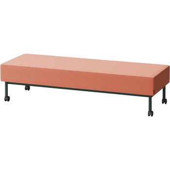 CLソファ 背なし ストレートタイプ キャスター付 W1800 張地C<配送時組立サービス付> - イトーキ