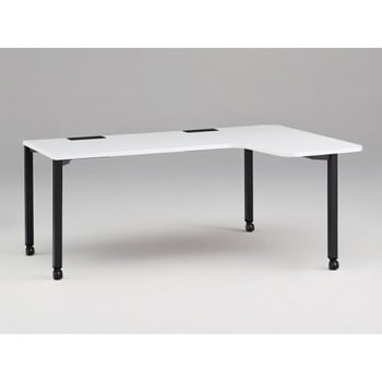 アクトリンク パーソナルテーブル 90度オペレーション レセプションタイプ 右凸 キャスター脚<配送時組立サービス付> - イトーキ