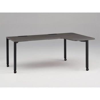 アクトリンク パーソナルテーブル 90度オペレーション レセプションタイプ 右凸 キャスター脚<配送時組立サービス付> - イトーキ