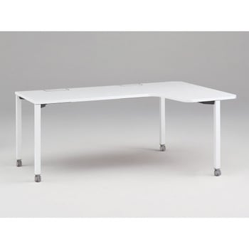アクトリンク パーソナルテーブル 90度オペレーション レセプションタイプ 右凸 キャスター脚<配送時組立サービス付> - イトーキ