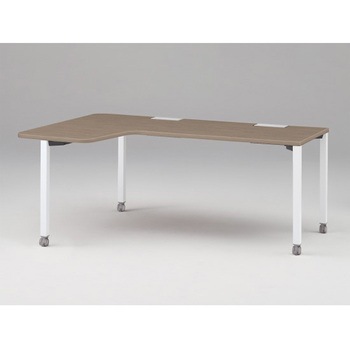 アクトリンク パーソナルテーブル 90度オペレーション レセプションタイプ 左凸 キャスター脚<配送時組立サービス付> イトーキ