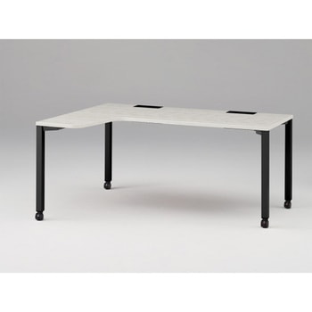 アクトリンク パーソナルテーブル 90度オペレーション(7/4) 左凸 キャスター脚<配送時組立サービス付> イトーキ