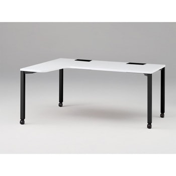 アクトリンク パーソナルテーブル 90度オペレーション(7/4) 左凸 キャスター脚<配送時組立サービス付> イトーキ