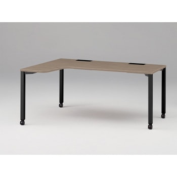 アクトリンク パーソナルテーブル 90度オペレーション(7/4) 左凸 キャスター脚<配送時組立サービス付> イトーキ