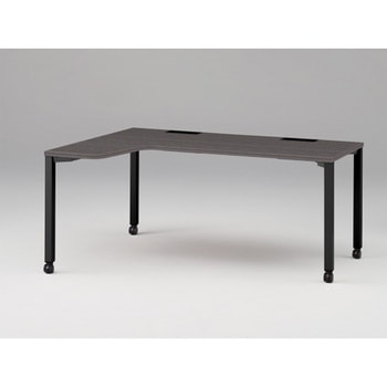 アクトリンク パーソナルテーブル 90度オペレーション(7/4) 左凸 キャスター脚<配送時組立サービス付> イトーキ