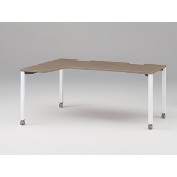 アクトリンク パーソナルテーブル 90度オペレーション(7/4) 左凸 キャスター脚<配送時組立サービス付> イトーキ