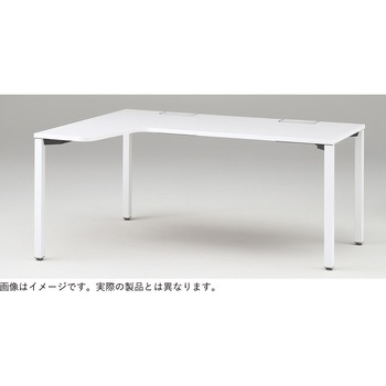 アクトリンク パーソナルテーブル 90度オペレーション(7/4) 左凸 キャスター脚<配送時組立サービス付> イトーキ