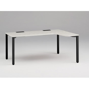 アクトリンク パーソナルテーブル 90度オペレーション(7/4) 右凸 アジャスター脚<配送時組立サービス付> イトーキ