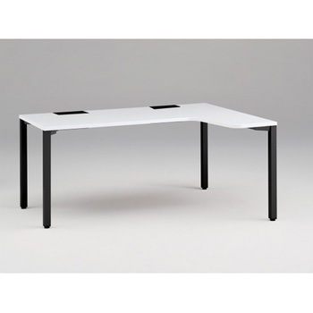 アクトリンク パーソナルテーブル 90度オペレーション(7/4) 右凸 アジャスター脚<配送時組立サービス付> イトーキ