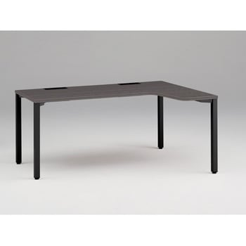 アクトリンク パーソナルテーブル 90度オペレーション(7/4) 右凸 アジャスター脚<配送時組立サービス付> イトーキ