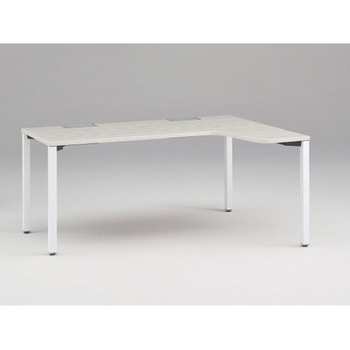 アクトリンク パーソナルテーブル 90度オペレーション(7/4) 右凸 アジャスター脚<配送時組立サービス付> イトーキ