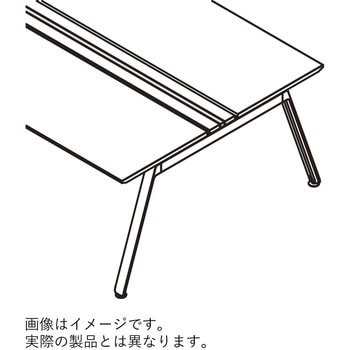 アフィーノ ダクトカバー 電源×3口集中スイッチ付コンセント両面タイプ W1400<配送時組立サービス付> イトーキ