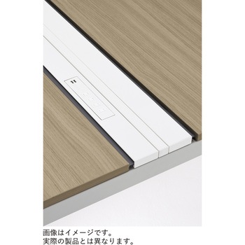 アフィーノ ダクトカバー 電源×4口+USB×2口(給電)コンセント両面タイプ W3000<配送時組立サービス付> イトーキ