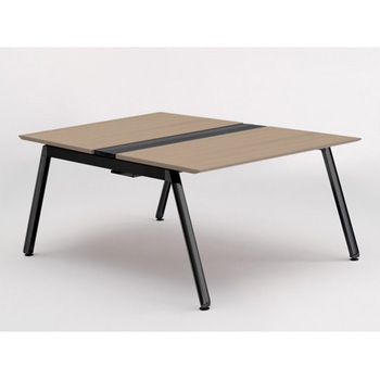 アフィーノ ワークベンチ 両面タイプ 単独型 アルミ塗装脚 W1200×D1600<配送時組立サービス付> イトーキ